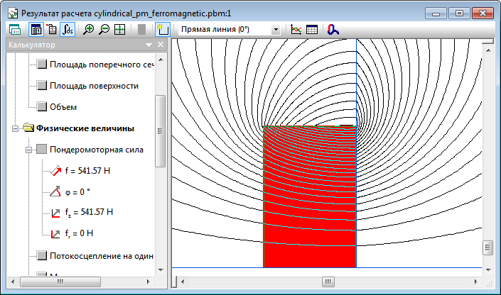 Сила отрыва постоянного магнита от пластины