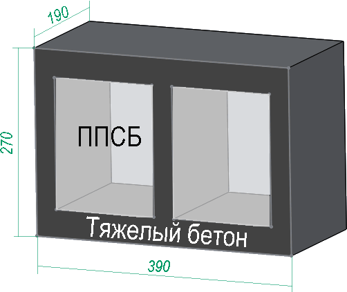 Стеновой блок